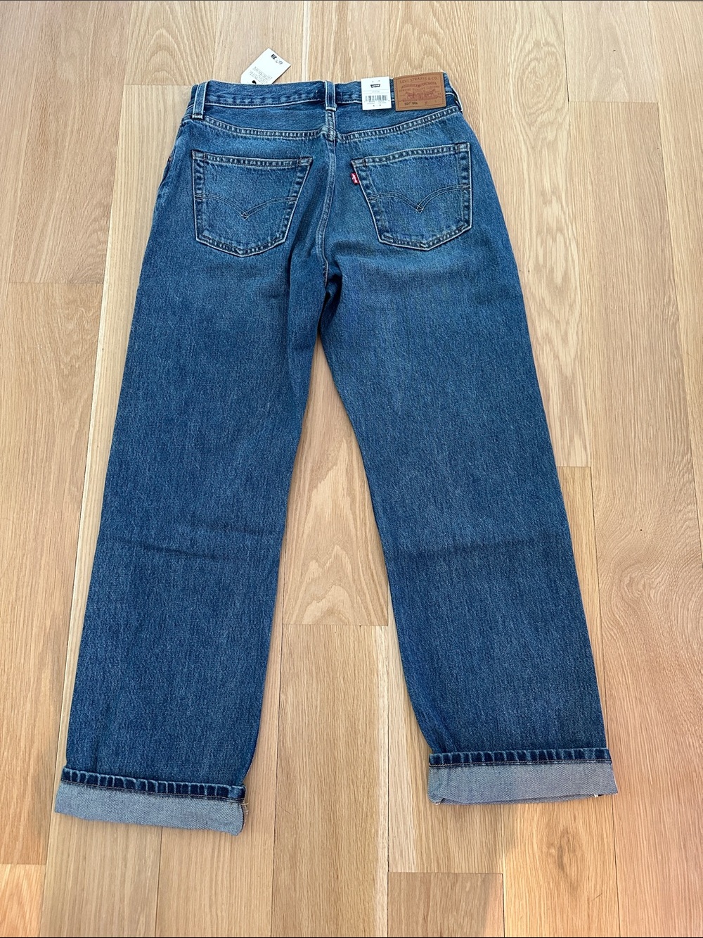 Levi's Straight-Leg Jeans in Medium Blue Wash - Picture 4 of 4